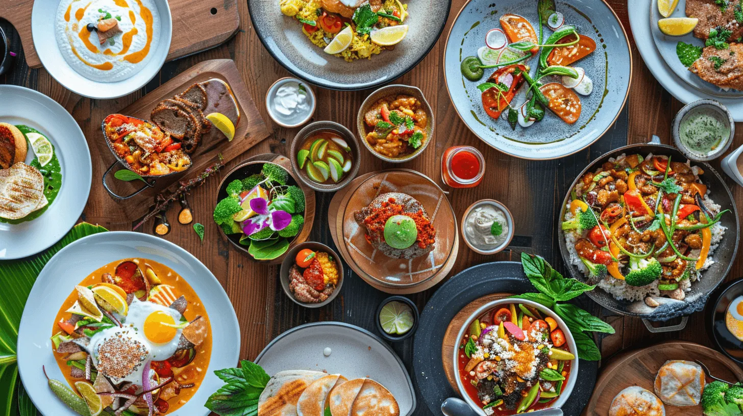 QuickBite voting interface showing restaurant cards with group consensus scores