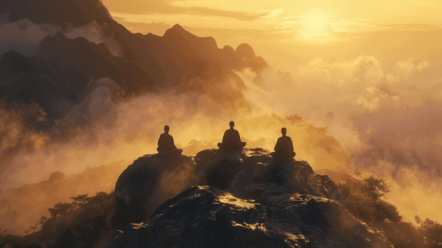 Sagent app showing a conversation with a philosophical guide offering grounded advice